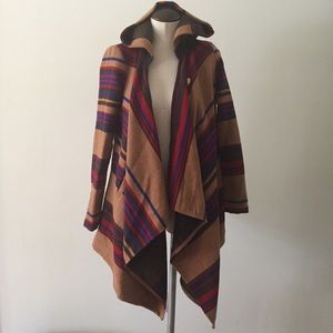 Maison Jules Striped Cardigan Coat